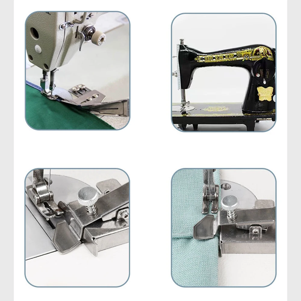 Multi Shape Metal Magnetic Seam Guide Set Heavy Duty Sewing Attachments For Clothes Sewing