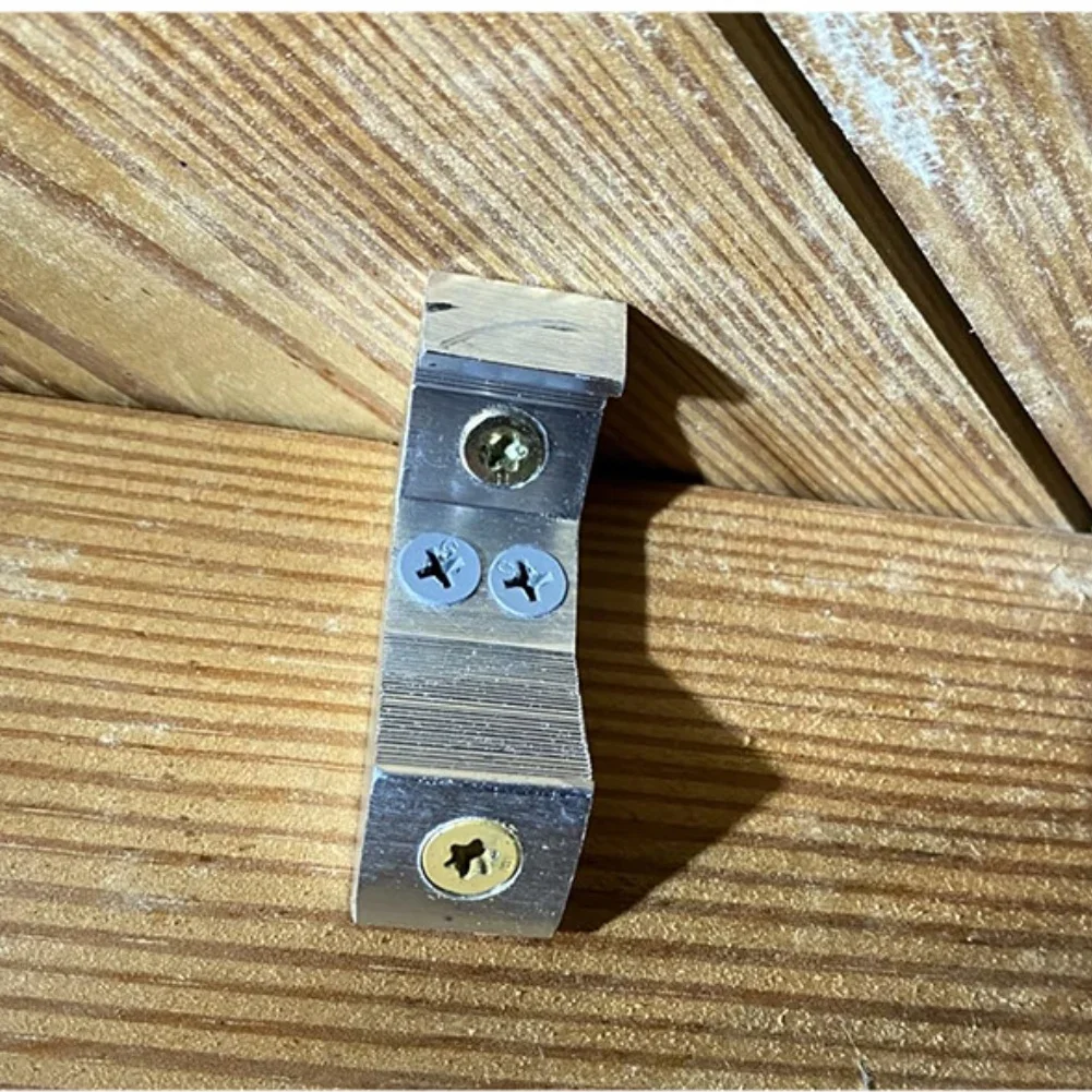 6PCS Squeaky Floor Repair Kit For Joists And Subfloor Support, Aluminum Brackets For Gap Closure And Noise Reduction