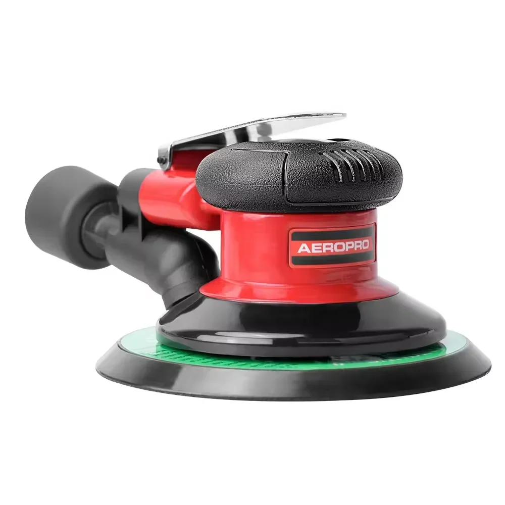 AEROPRO AP7336S 6 inch Pneumatic Air Orbital Sander 150mm Air Sanding Machine Polisher Air Tool Car Woodworking Metal Polishing