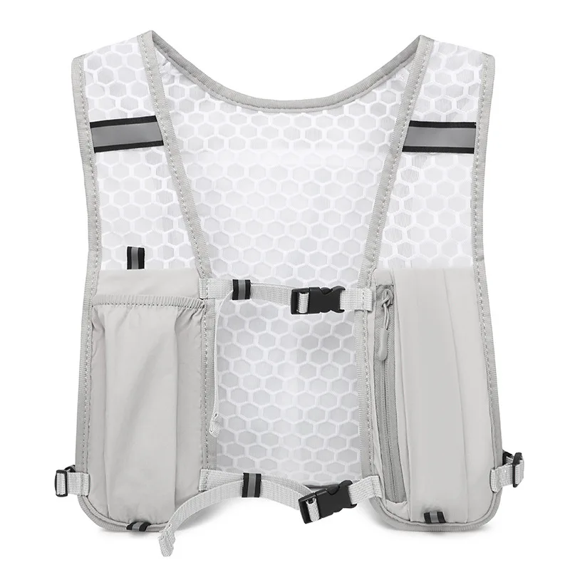 Running phone pouch, outdoor hiking vest bag, lightweight, honeycomb mesh breathable fabric