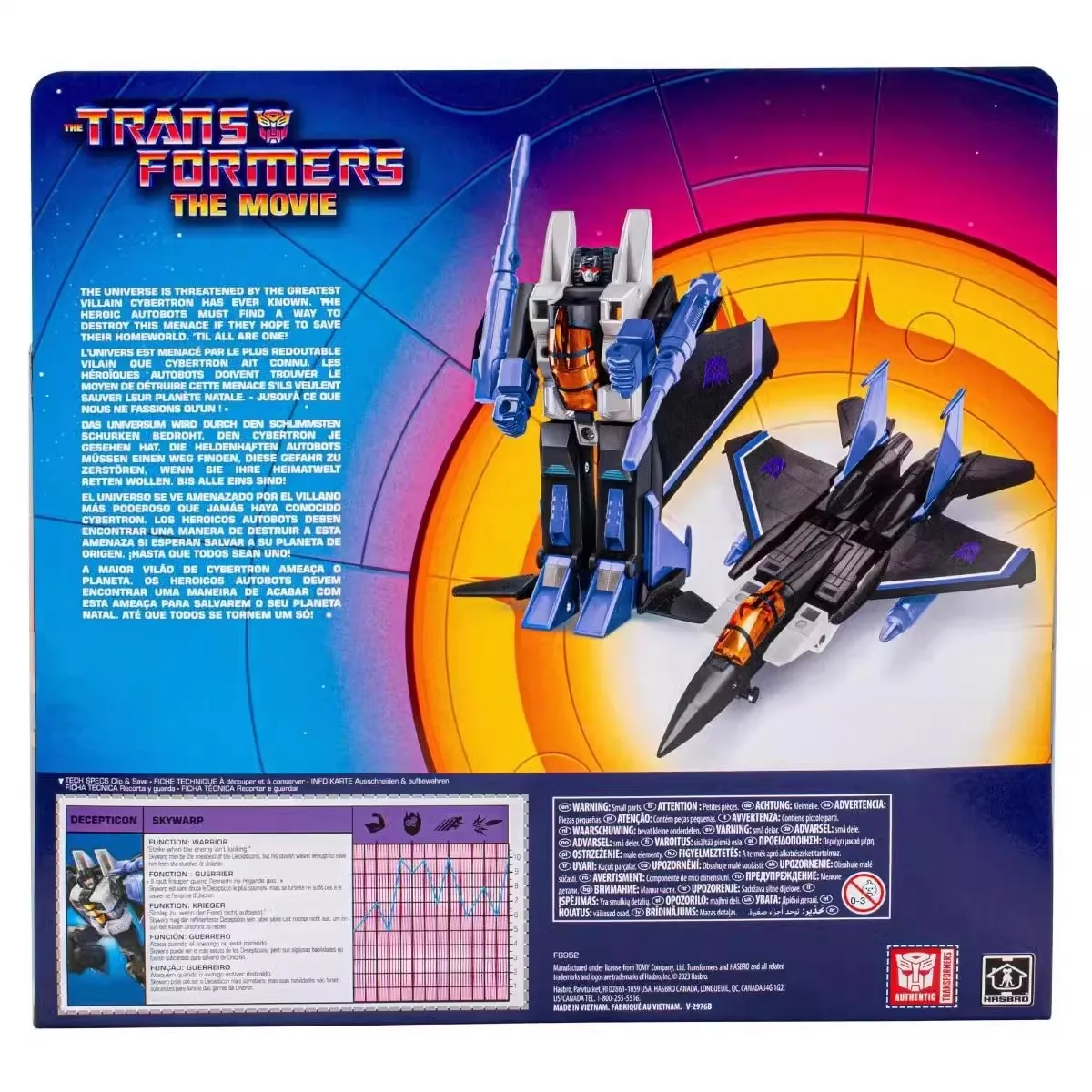 Transformers Retro Transformers The Movie Classic G1 Skywarp TF1986 Perceptor Starscream Autobot Hot Rod Hound Action Figure Toy