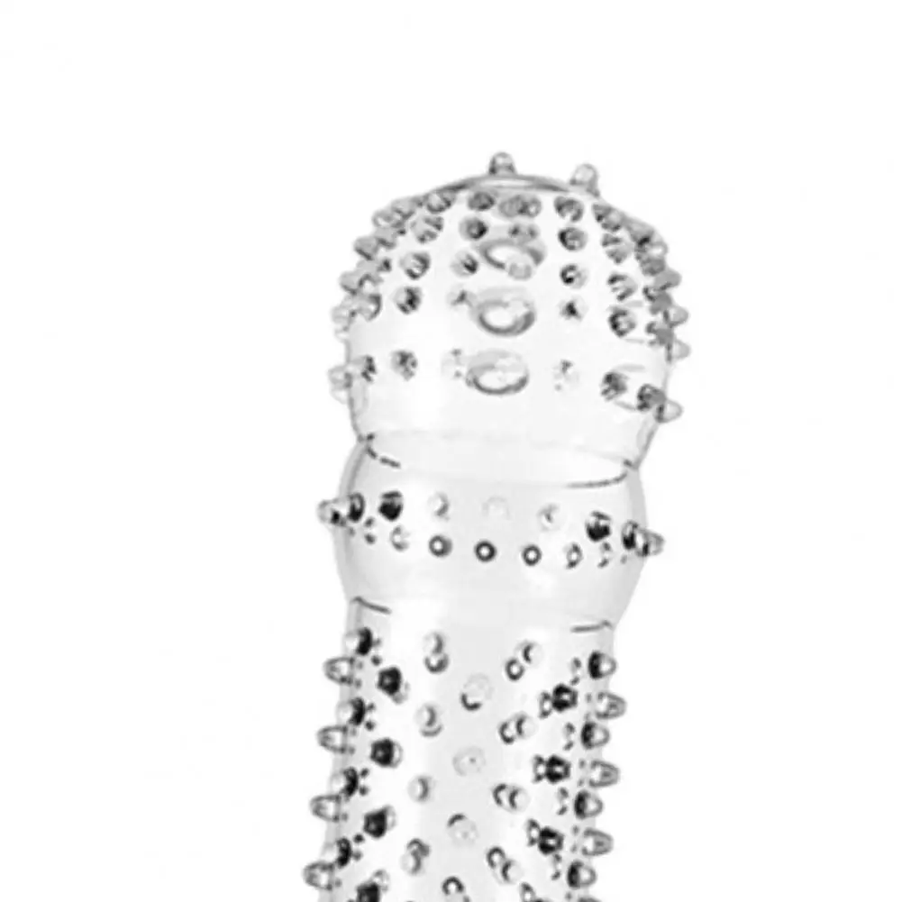 Faux Crystal Penis Sleeve Men Penis Touch-Real Cover Cock Enlargement Dick Extender Enhanced Intimacy Sex Product - Image 3