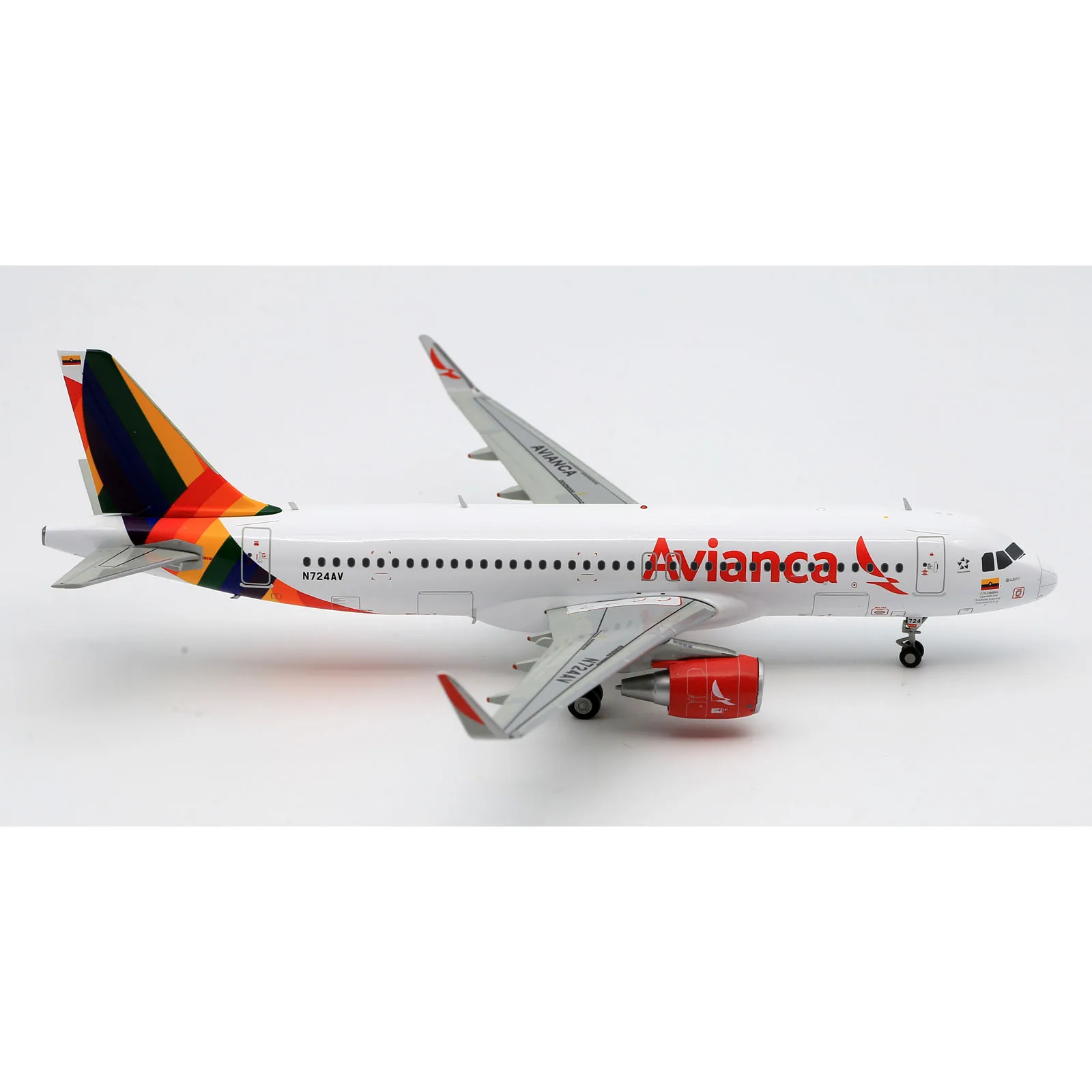 LH2434 Alloy Collectible Plane Gift JC Wings 1:200 Avianca Airlines \