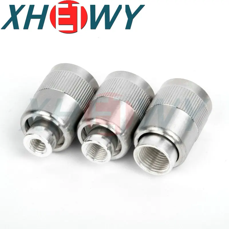 UHF50-3 UHF50-5 UHF50-7 all copper silver plated two-piece set M-head UHF male head rotary shortwave radio adapter