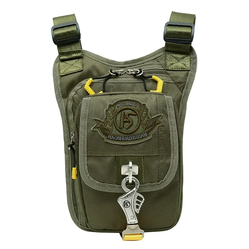 Men Leg Drop Bag Waist Fanny Pack Cross body Shoulder Messenger Bags Purse Nylon Male Thigh Hip Bum Belt Fanny Pack men waistbag