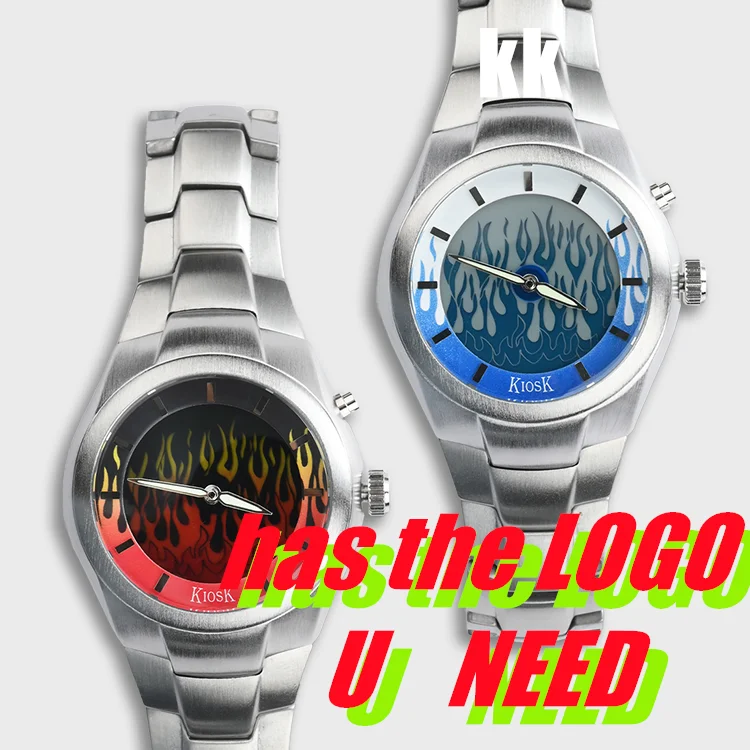 Kiosk Original Wind Flame Watch Style Retro Alien Watch Premium Ins Same Style Niche Design