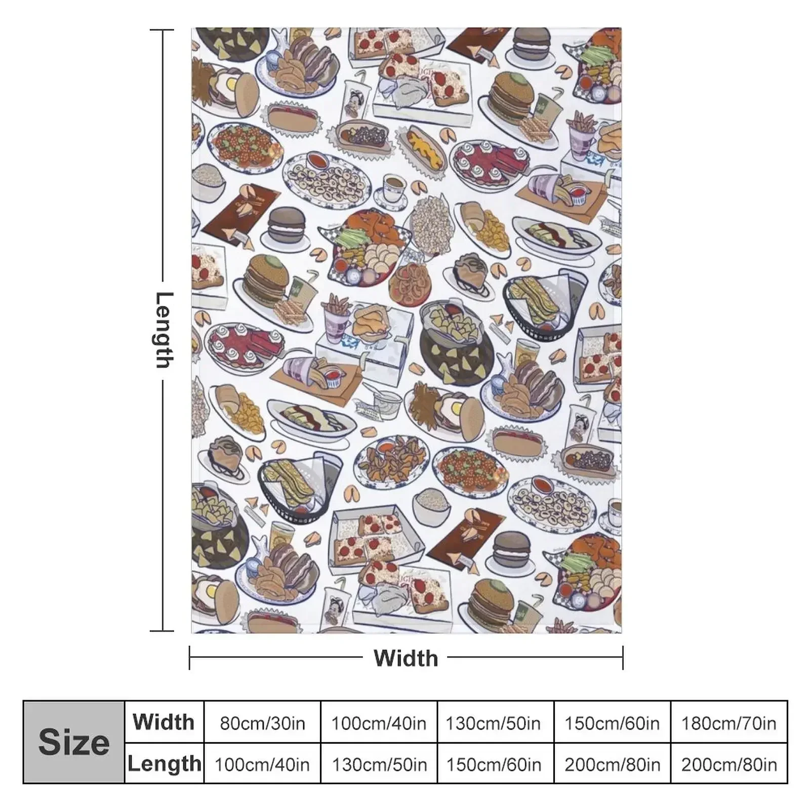 A Delicious Tour of Wheeling Pattern Throw Blanket couch cozy soft plush fuzzy picnic outdoor blanket