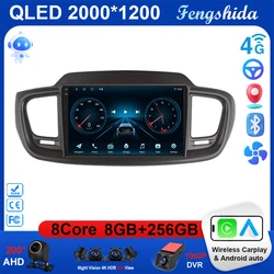 Android 15 Carplay Auto 4G+WIFI For Kia Sorento 3 2015 2016 2017 2018 GPS Car Radio Navigation Multimedia Video Player Stereo BT