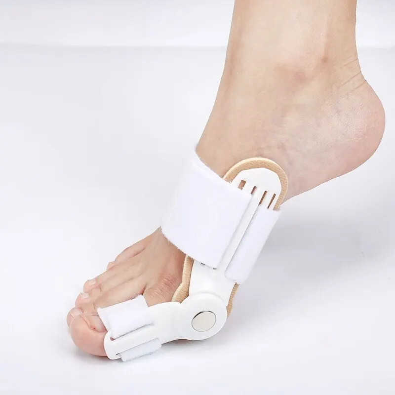 2 قطعة جبيرة الإبهام الكبيرة تو مستقيم مصحح أروح تصحيح فصل أصابع كبيرة للرجل والمرأة