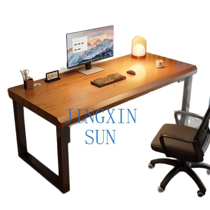 Pure solid wood computer   desktop bedroom home   student learning writing desk adult   workbench