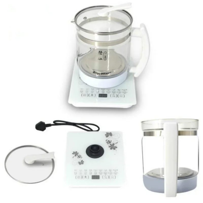 Health pot High boron heat-resistant silica glass Thickened multi-functional flower teapot Tea maker Automatic kettle