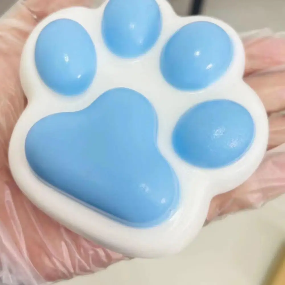 Cat Paw Pinch Toy Cat Paw Squeeze Toy Colorful Cat Paw Stress Relief Toy for Kids Teens Adults Soft Tpr for Anxiety for Stress