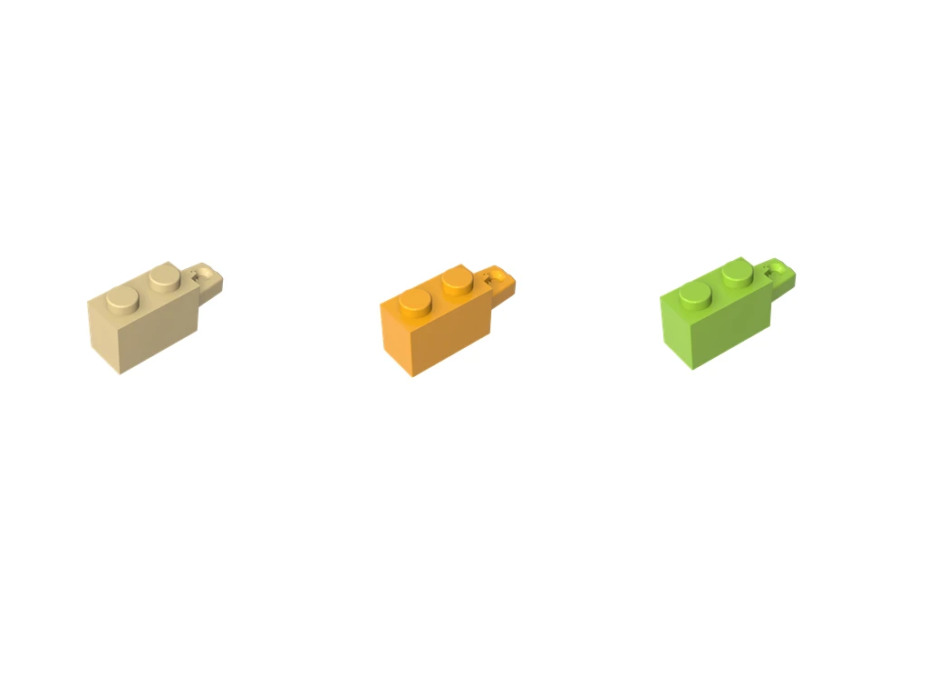 Lateral Swivel Chunk, Synthetic Click‑fit Units MOC Fabricating Components 1093 Compatible with Lego 30541