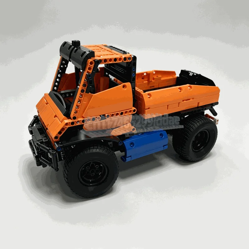 1004PCS Unimog Truck Model Custom Puzzle Creative DIY Assembly Educational Building Block Vehicle Toy Collection Technology Gift