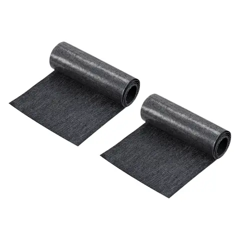 2 Rolls Denim Patches Iron-on Patches for Clothing Repair Fabric Repair Patches Iron-On Mending Fabric Black