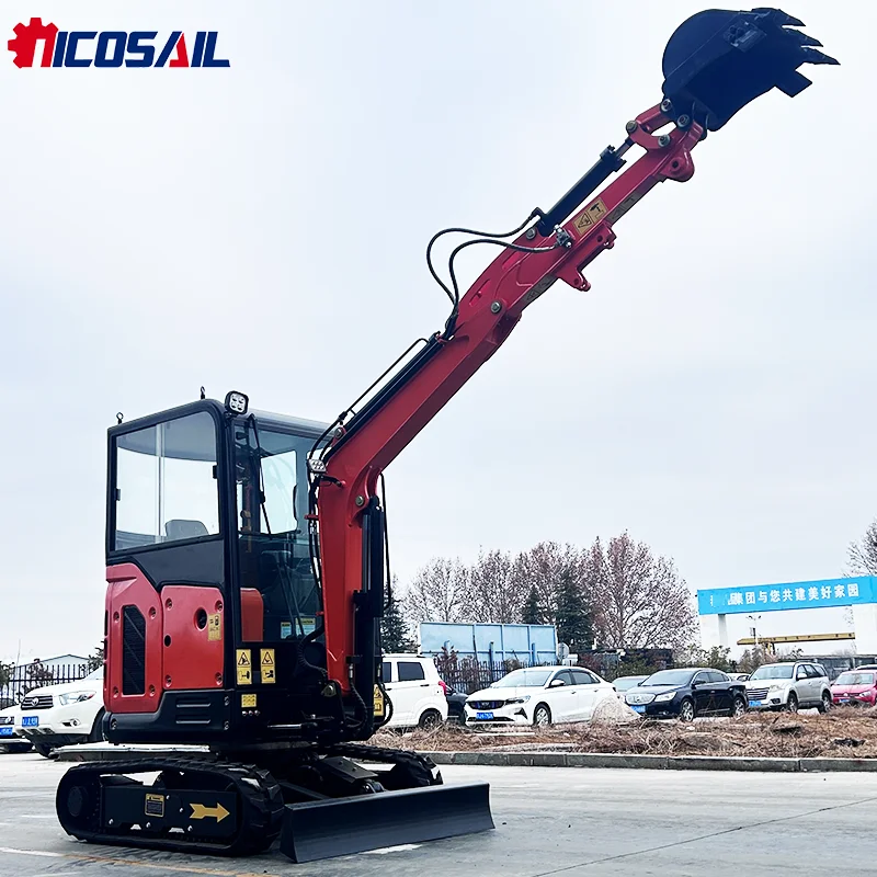 

Nicosail 2.5 Ton EPA Approved Miniature Bagger Mini Scavatore Infront Digger customized mini excavator For Sale