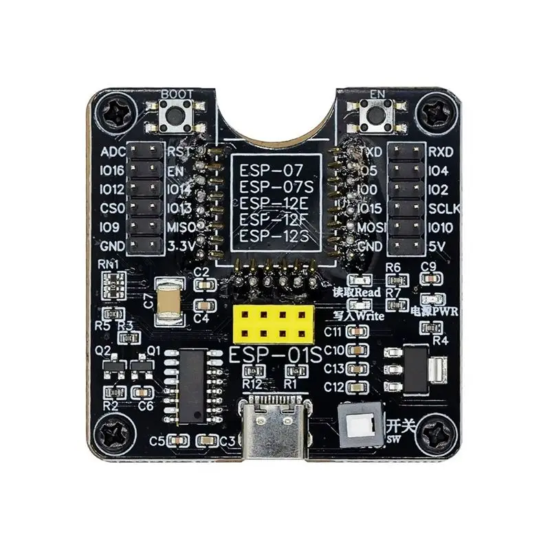 

A33T- Development Board For ESP01S Burn Debugger Downloader Test Programmer Socket For