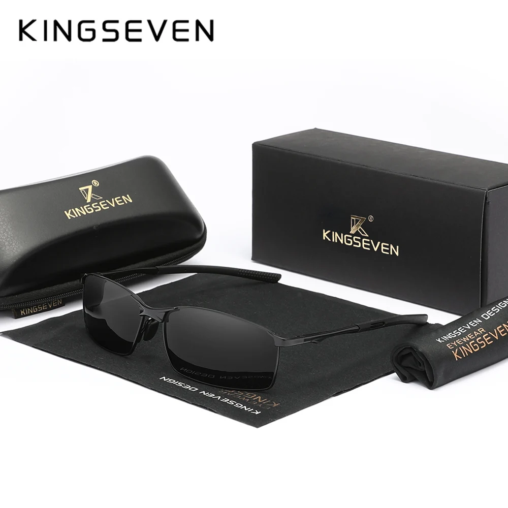 

KINGSEVEN Sunglasses Polarized Men's Glasses Male Sun Glasses Day Night Vision Driving Outdoor Sports Eyewear