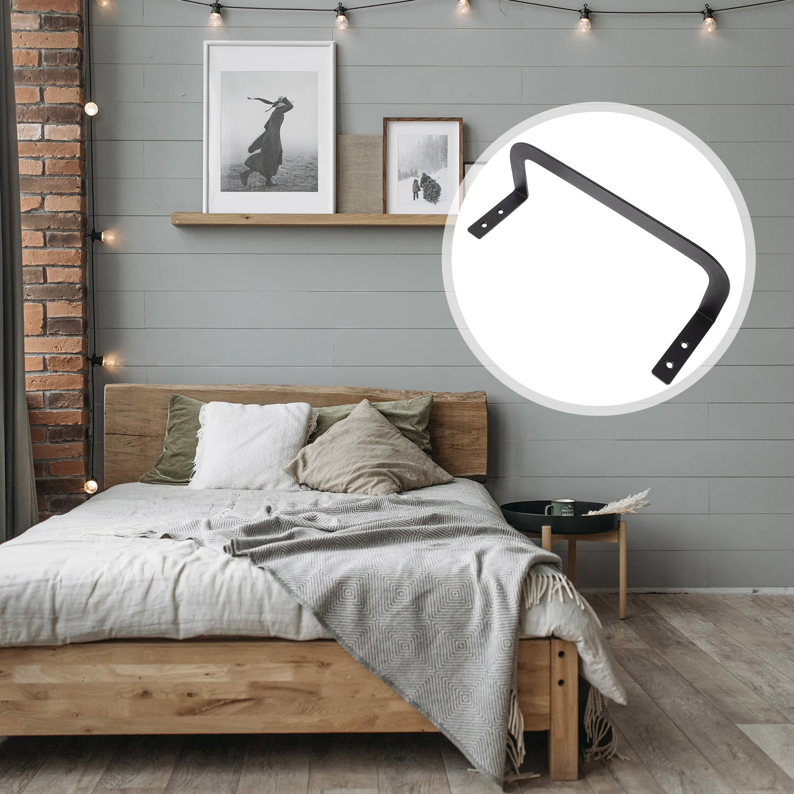 

Противоскользящие кронштейны для матраса, черный стопор, держатель стабилизатора рамы, предотвращает скольжение, металлическая нескользящая поддержка постельного белья