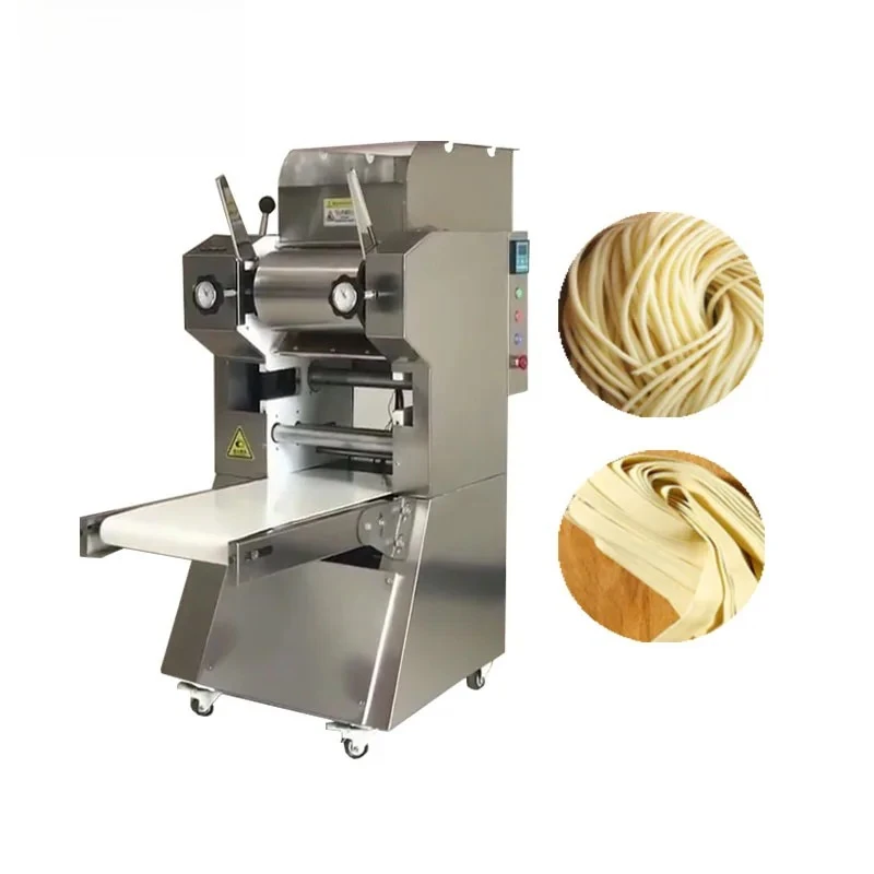 Fast Pasta Noodle Round Maker Roller Cutter Machine Noodle Rolling Cutting Machine for Shop
