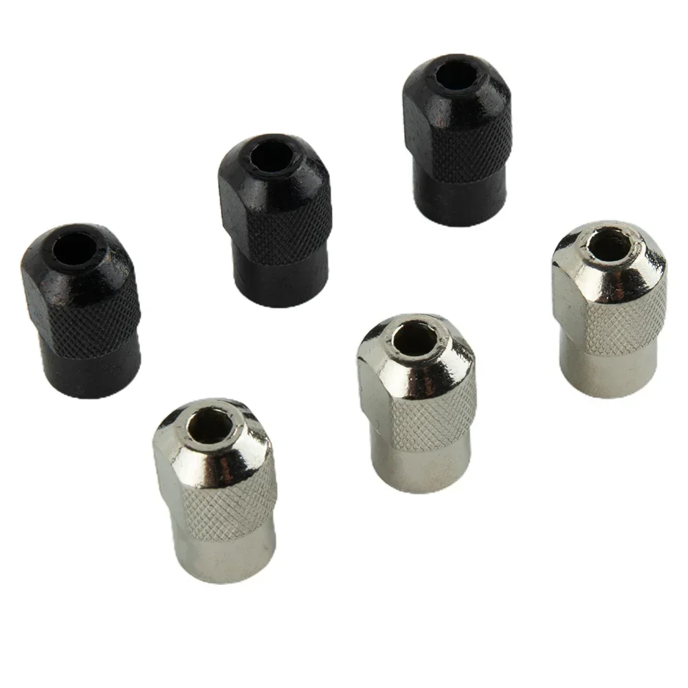 

6pcs Mini Drill Chuck M8×0.75mm Zinc Alloy Chuck Nut Metric Thread Chuck Nut For Electric Grinder Rotary Tool Accessories
