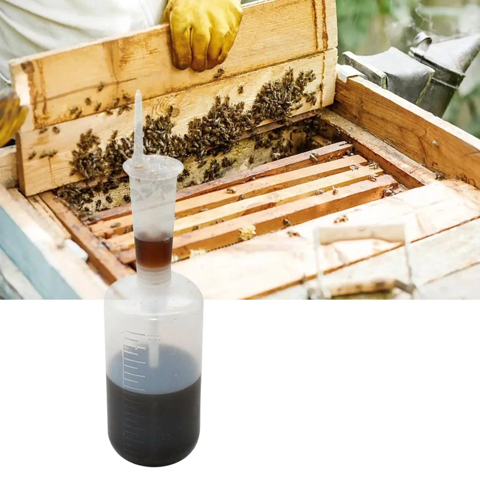 Oxalic Acid Dosage Syringe for Beekeeping 1000ml for Bee Beekeeper