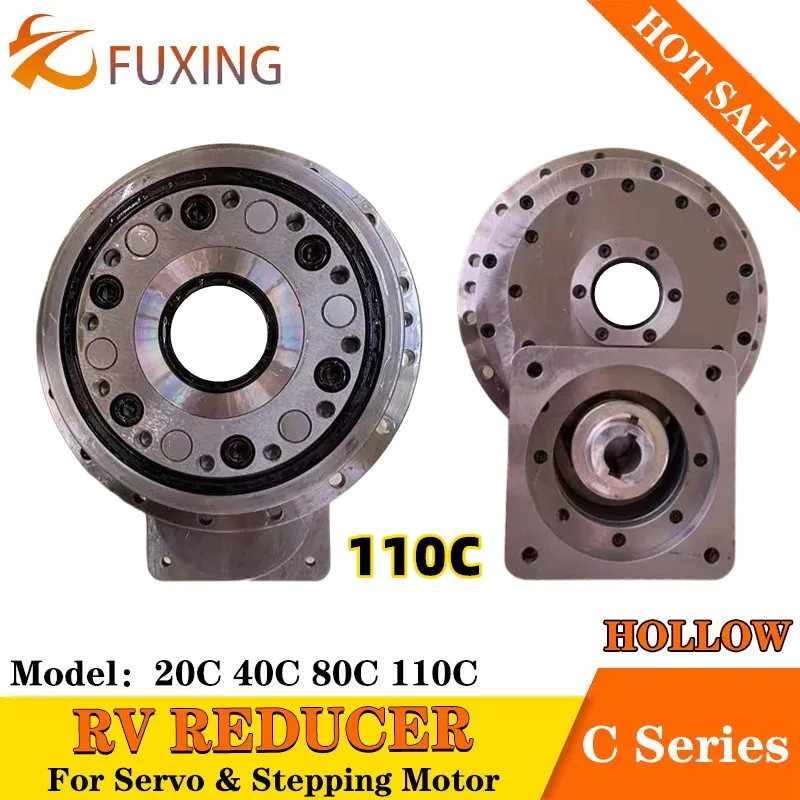 High-precision Cycloidal Pinwheel RV Reducer 250BX 110C Hollow Gearbox 130 Servo Motor Industrial Teaching Robot Arm With Flange