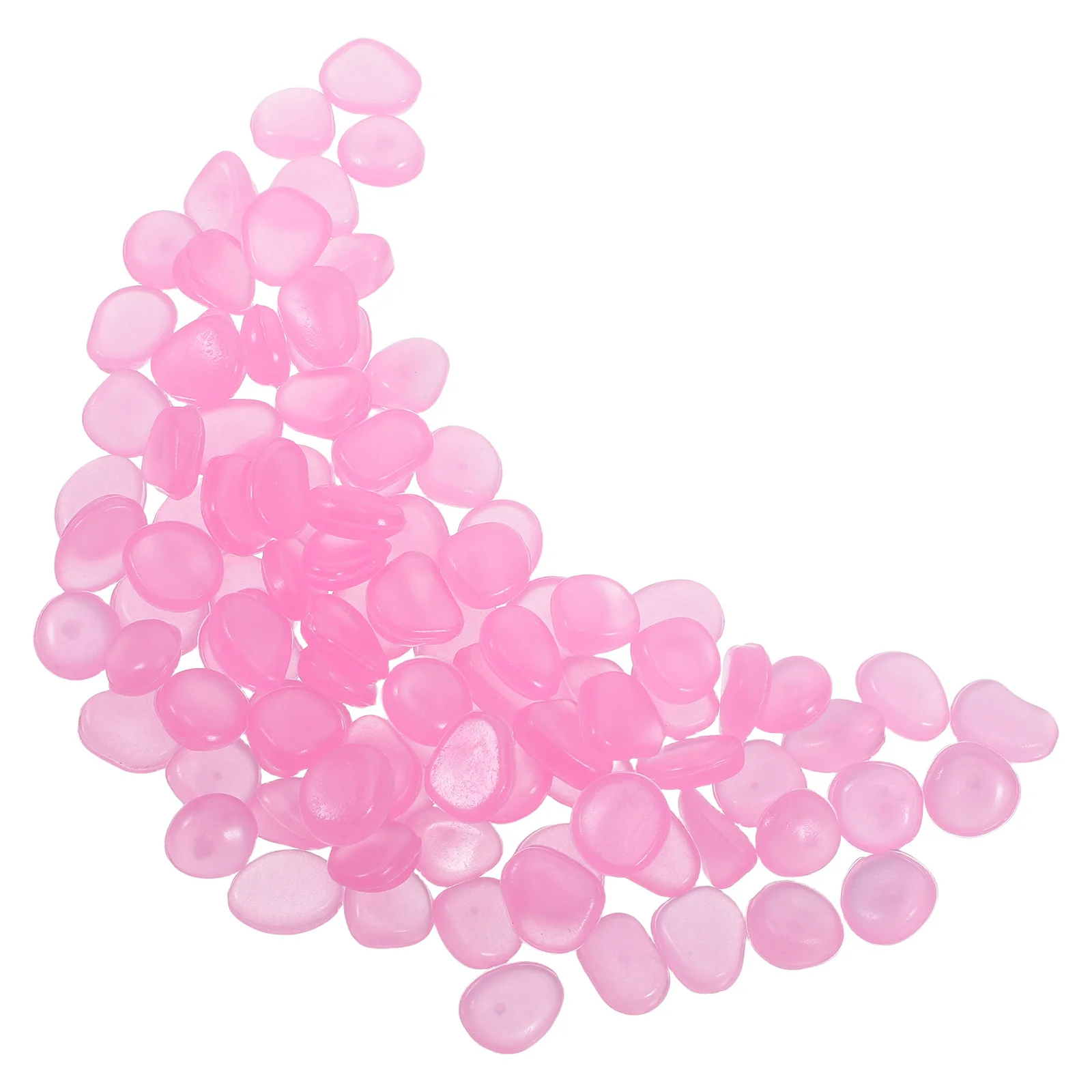 

400Pcs Glowing Pebbles for Plants and Aquariums Night Waterproof Reusable Decorative Gravel for Potted Succulents