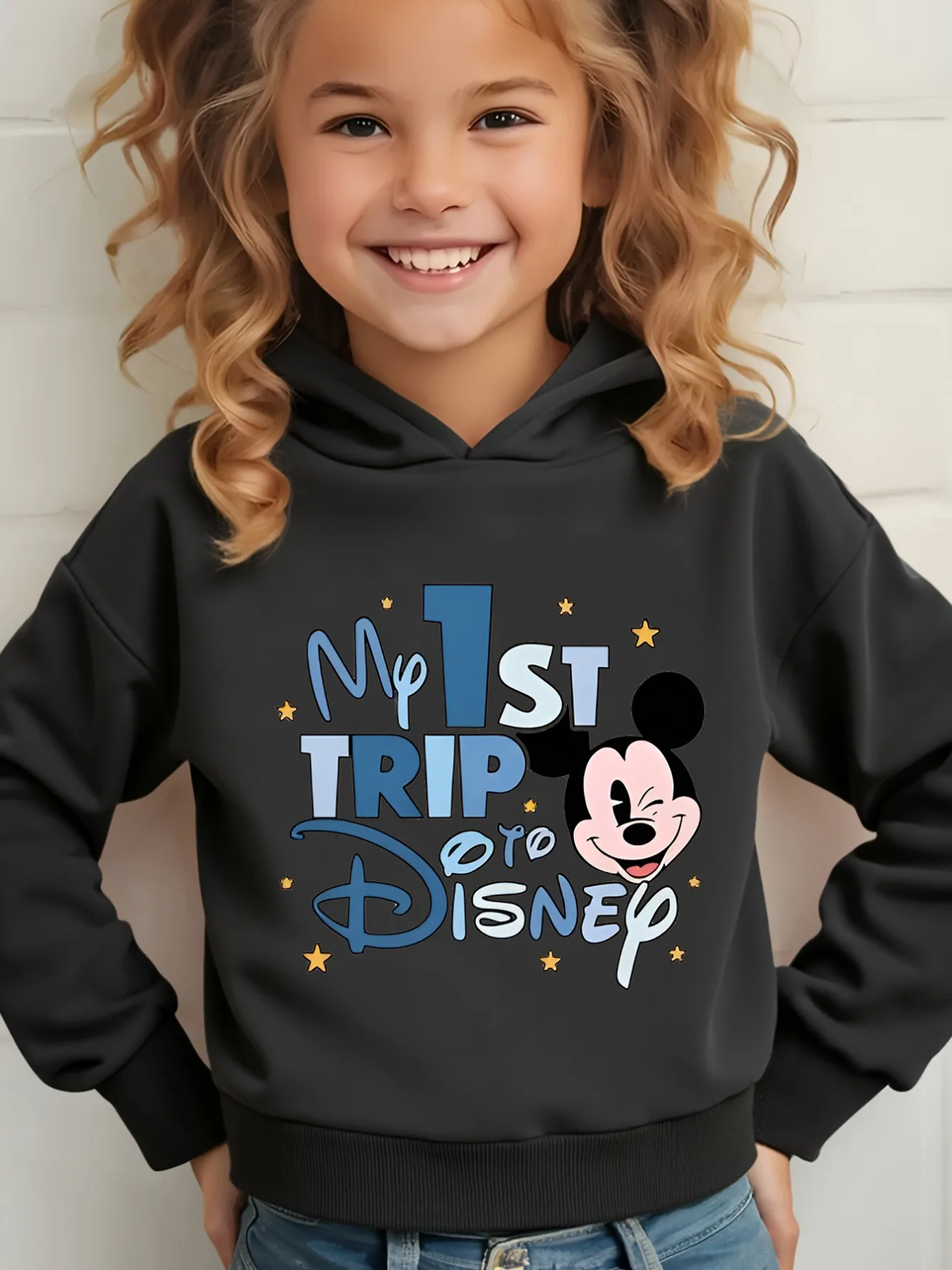 2026 ديزني شخصية للأطفال ملابس طويلة الأكمام لطيف ميكي وميني ديزني لاند الأسرة طبعة هوديي هدية الهالوين #3