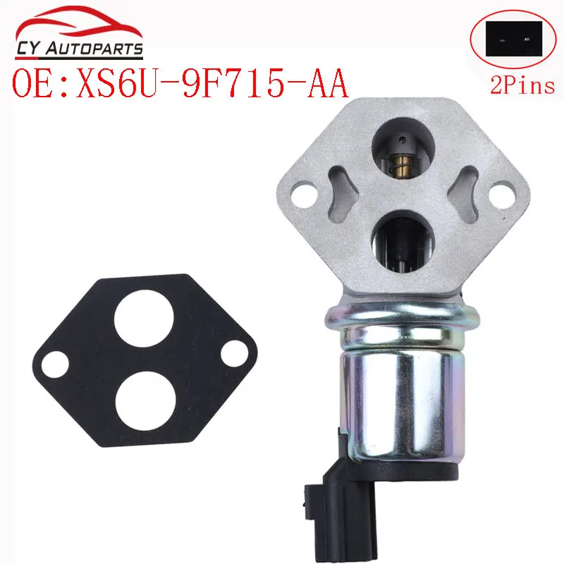 New Idle Air Control Valve For Ford Focus Transit KA Escort Fiesta For Suzuki Aerio Esteem Outboard XS6U-9F715-AA XS6U9F715AA