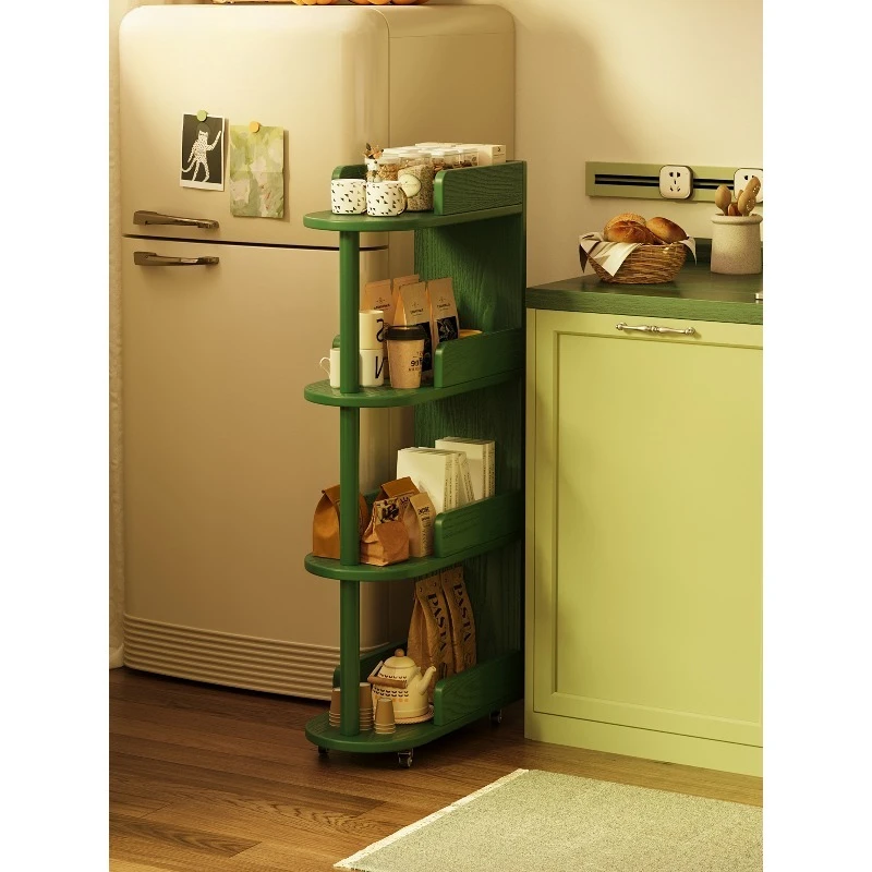 

Kitchen crevice cabinet multi-functional household wall integrated side few living room shelves sofa side cabinet shelves