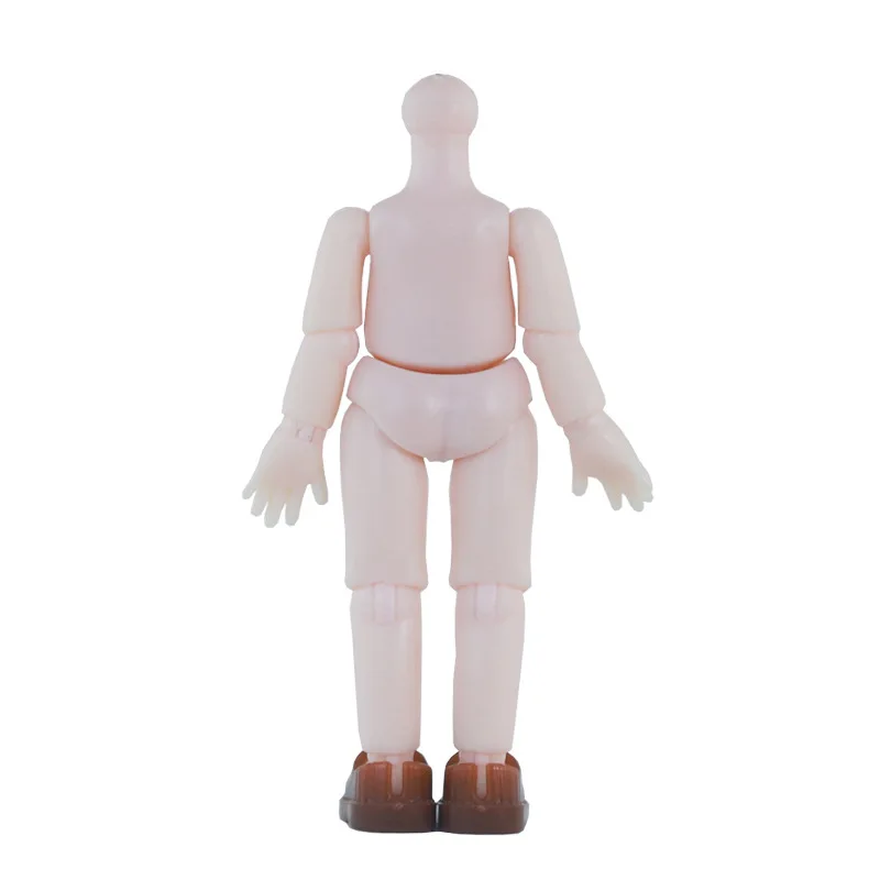 11cm ob11 boneca corpo articulado pequena boneca diy branco nu corpo para 1/12 bjd boneca brinquedo menina presentes maquiagem