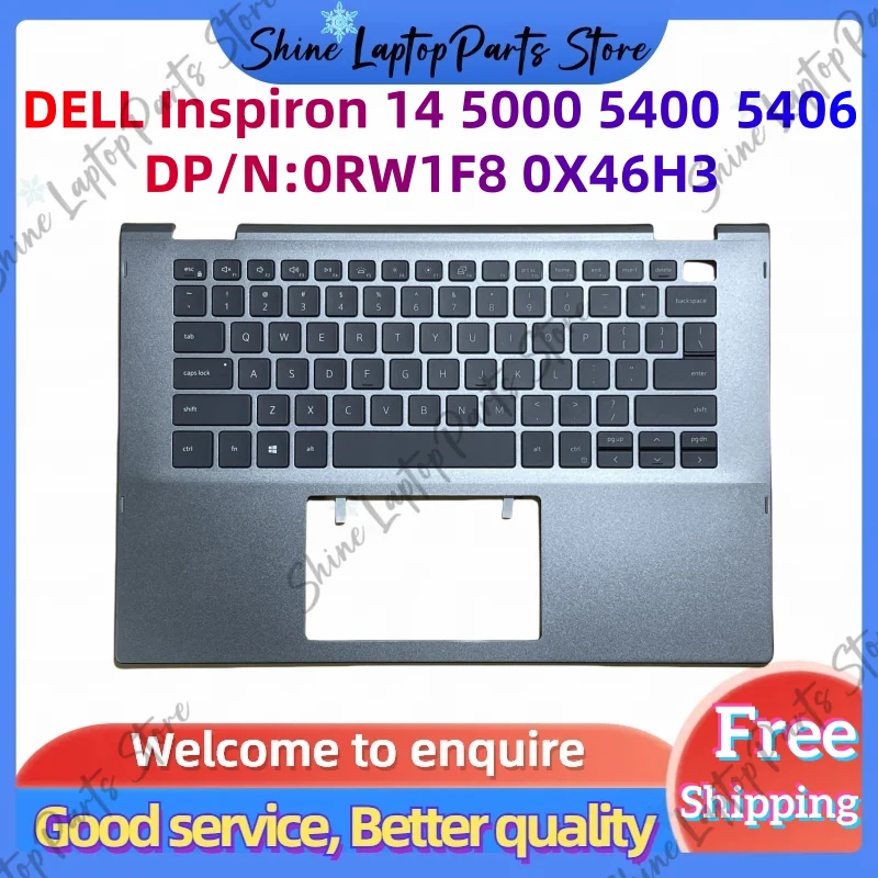 

DELL Inspiron 14 5000 5400 2in1 5406 C Cover Case Pamlrest top case Laptop 0RW1F8 0X46H3