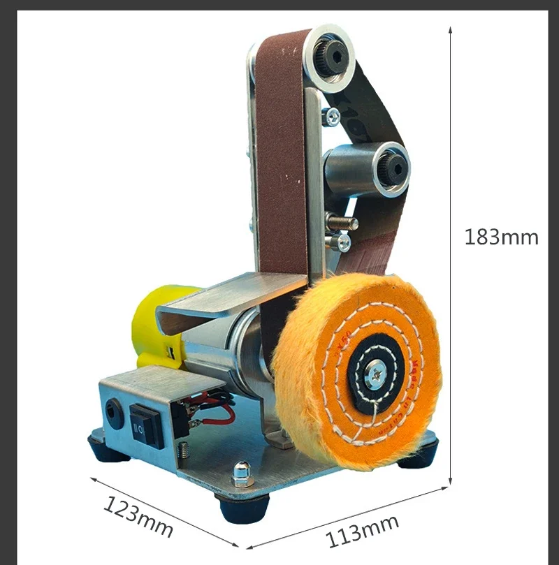 

Многофункциональный настольный вертикальный мини-электрический шлифовальный станок DIY полировальный станок Фиксированная угловая шлифовальная машина