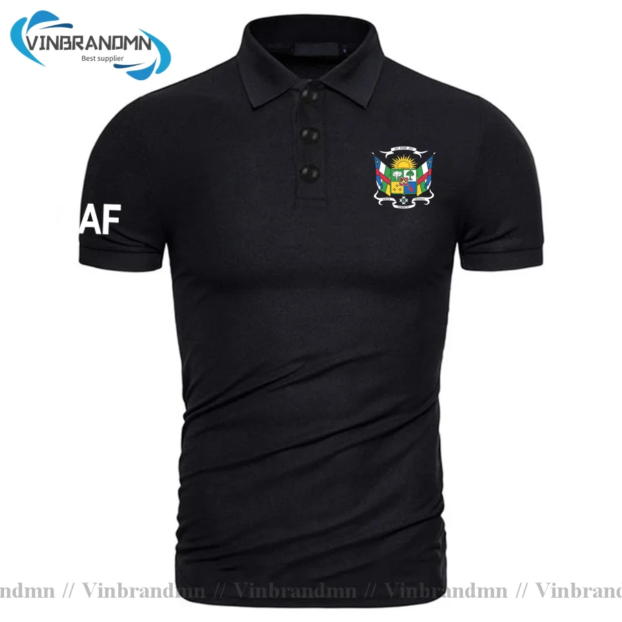 Central African Republic Centrafrique CAF CA Polo shirts Men Short Sleeve Classic Brands Printed for Country Pure Cotton Shirts