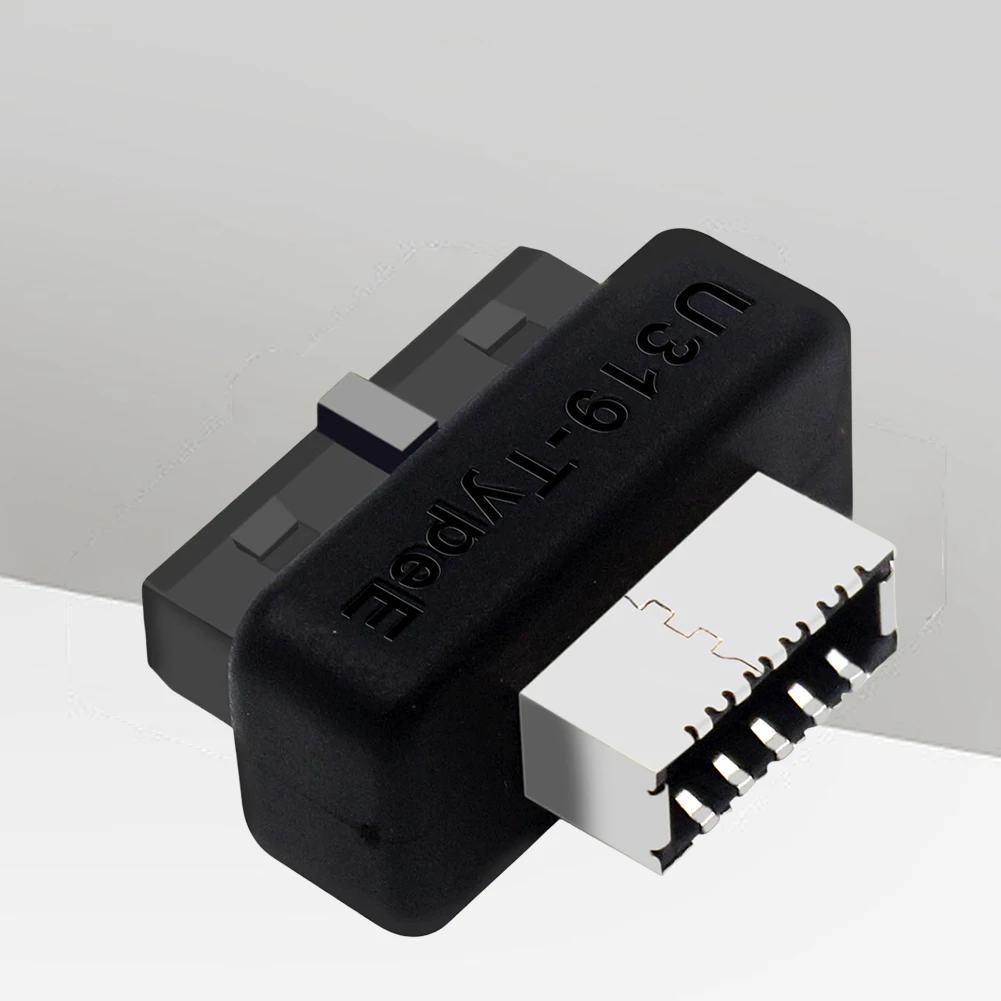 محول موصل USB 3.0 الهيكل الأمامي نوع C المكونات في ميناء 19Pin / 20Pin إلى Type-E رأس داخلي إلى نوع E محول موصل