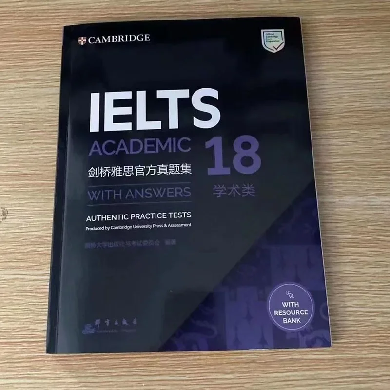 7 książek/zestaw Cambridge English IELTS iects Academic IELTS Zhenti 5-11/12-18 mówiący słuchający czytający, pisanie książki do nauki