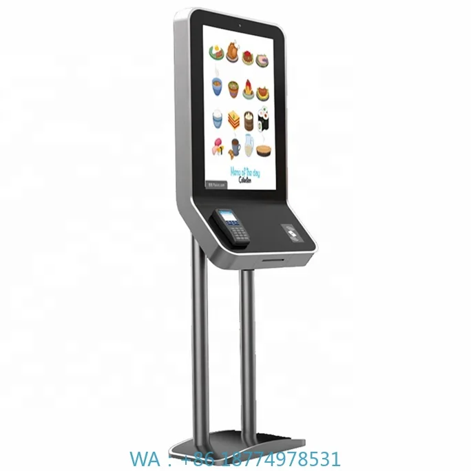 

Restaurant with POS Payment System Self Ordering Kiosk Manufacturer Android/Windows Food Self Ordering Kiosk in