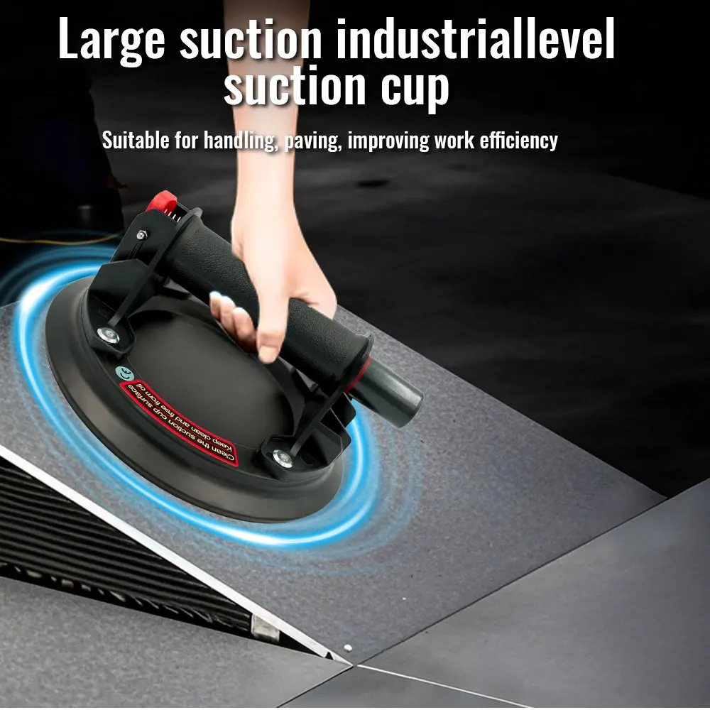 ホットセール中-ttaka7-超強力吸盤-8インチゴムベース-最大荷重220kg-手動操作-電源不要-箱付き