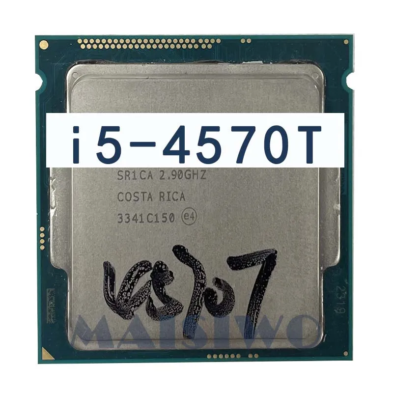 Used i5 4570T Processor 22nm 2 Cores 4 Threads 2.9GHz 4MB 35W LGA 1150 4th Gen CPU