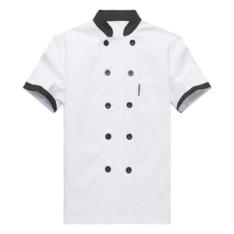 Hotel Restaurant Men's Chef Uniform Autumn Winter Thick Long Sleeve Wear-resistant Kitchen Workwear