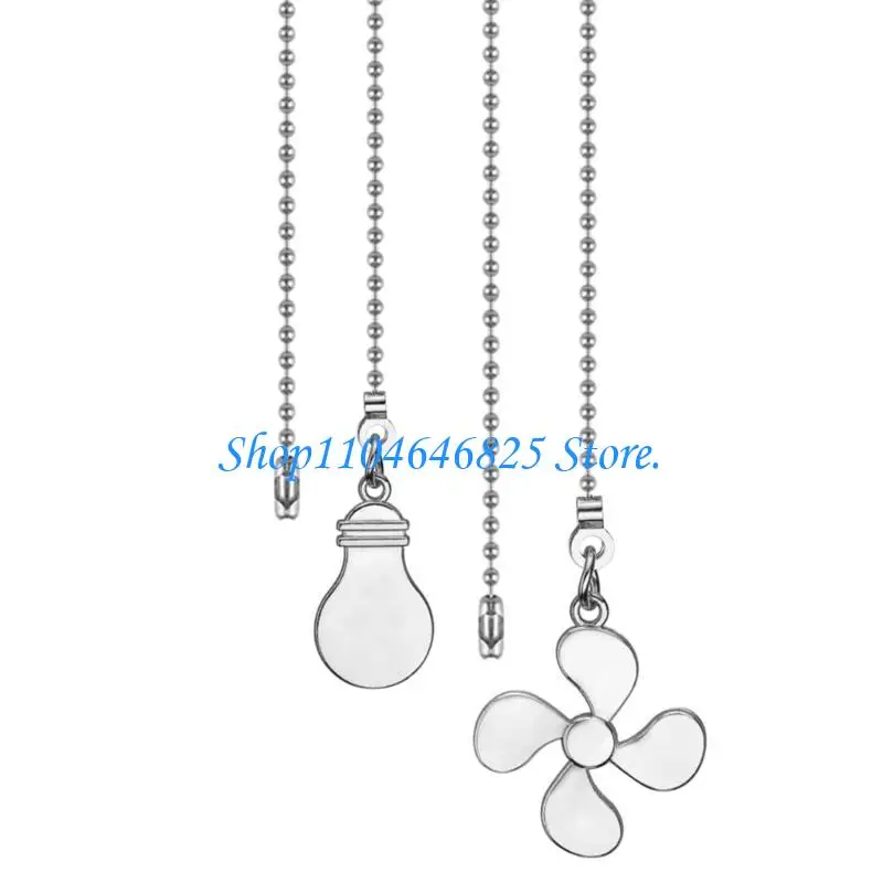 Ceiling Fan Pull Chain Extension Decorative Fan Pulls easy installs  Fan Switches Upgrades for Smooth & Simple Operate