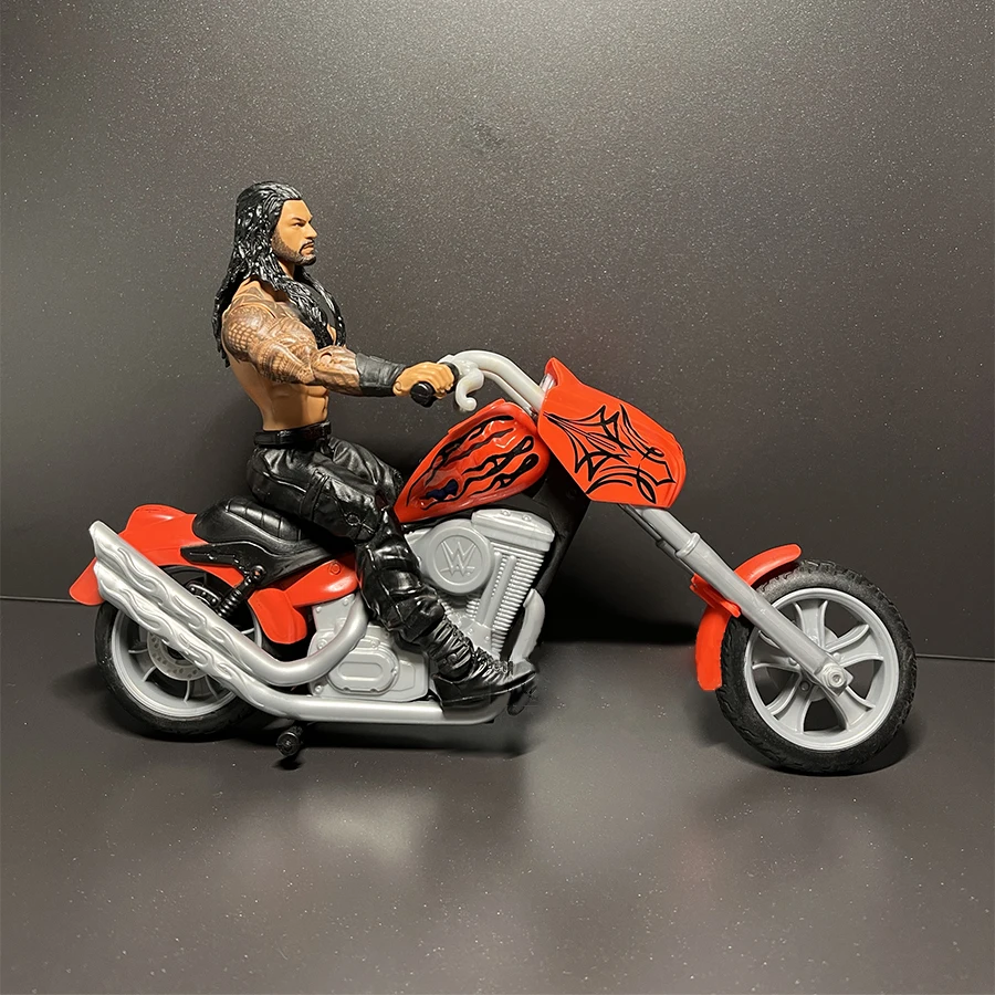 WWE AEW Wrestler Figure Accessory Motorcycle Action Figure Motorcycle Model 7\'\'inch DIY Motorcycle Decoration Collectibles