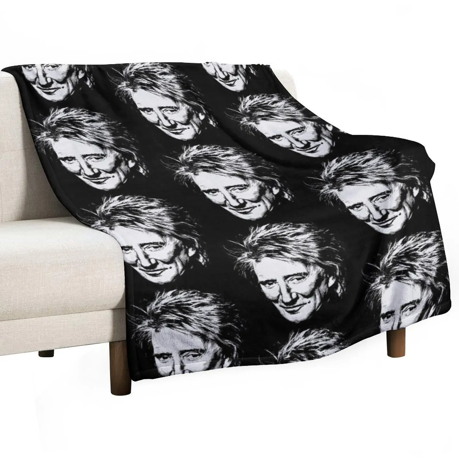 

rod 2022 stewart Throw Blanket Softest Vintage Hairys Nap Blankets