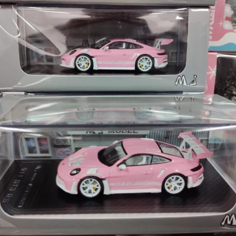 

MJ 1/64 масштаб 911 GT3 RS сплав имитация модели автомобиля статическая коллекция украшенные праздничные подарки игрушки сувенирный подарок