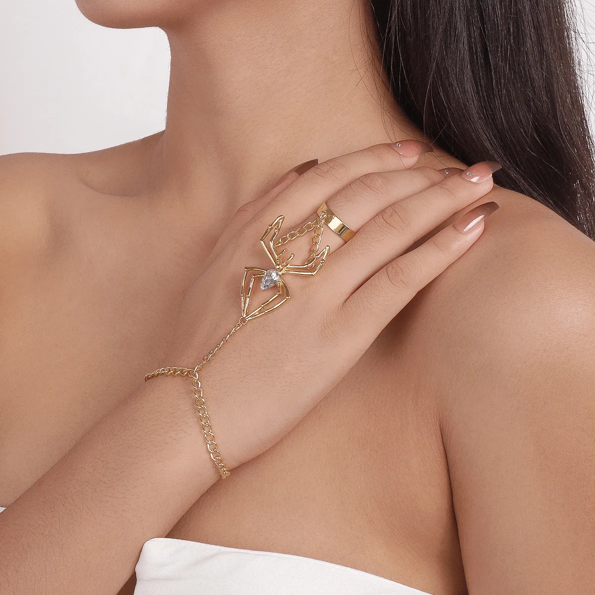 

Экстравагантные браслеты с пауками и скорпионами для женщин, ретро-кольца-браслеты, новые модные ювелирные украшения и аксессуары