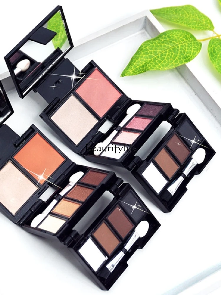 Contour Compact Makeup Palette Suit, Eye Shadow, Eyebrow Powder, Highlight Blush Combination, Contour