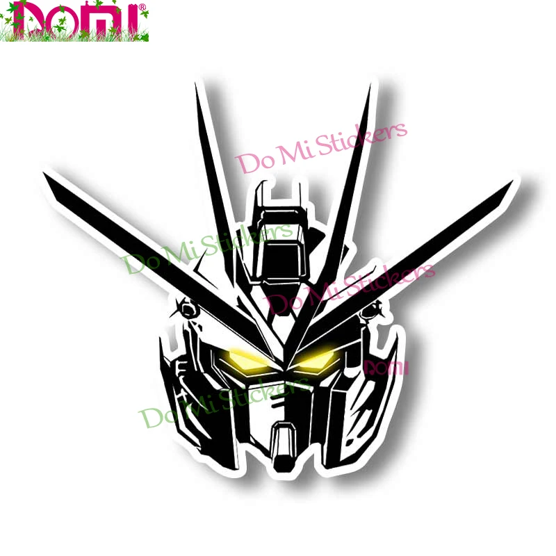 13*12.2cm GUNDAM Car Sticker Polyethylene Sunscreen Waterproof Car Door Protector Accessories Cartoon Car Styling Stickers JDM