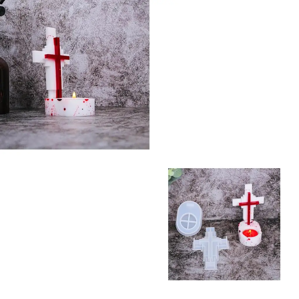 Crucifix Mold Resin Casting Silicone Mold Suitable for Epoxy Diy Holder