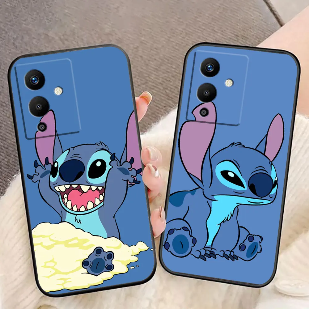 Cartoon Disney Cute Lilo Stitch Cover Phone Case For Infinxi NOTE 40 30 12 11 10 8I 87 TECNO POVA 2 4 5 6 GT 20 Case Funda Coque